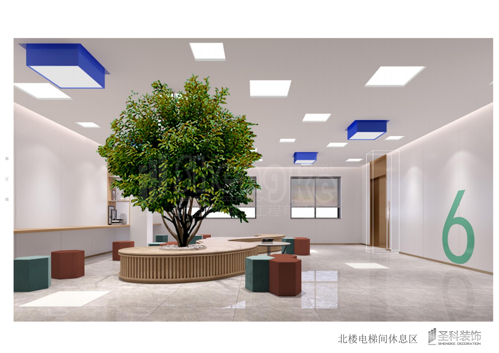 天一北樓電梯間休息區.jpg